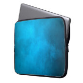 Textur hellblaues Muster Laptopschutzhülle (Vorderseite Links)