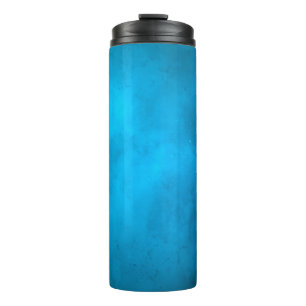 Textur hellblaues Muster Thermosbecher
