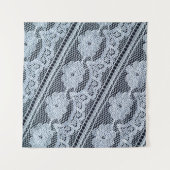 Textur, Hintergrund, Muster. weiße Spitzenstoffe. Wandteppich (Vorderseite (Horizontal))