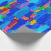 Textur, Hintergrund und farbiges Bild eines Origin Geschenkpapier (Ecke)