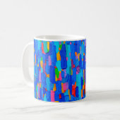 Textur, Hintergrund und farbiges Bild eines Origin Kaffeetasse (Vorderseite Links)