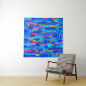 Textur, Hintergrund und farbiges Bild eines Origin Wandteppich (Beispiel (Horizontal))
