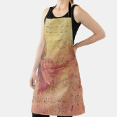 Textur-Hintergrundpapierblüte Schürze (InSitu)