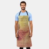 Textur-Hintergrundpapierblüte Schürze (Getragen)