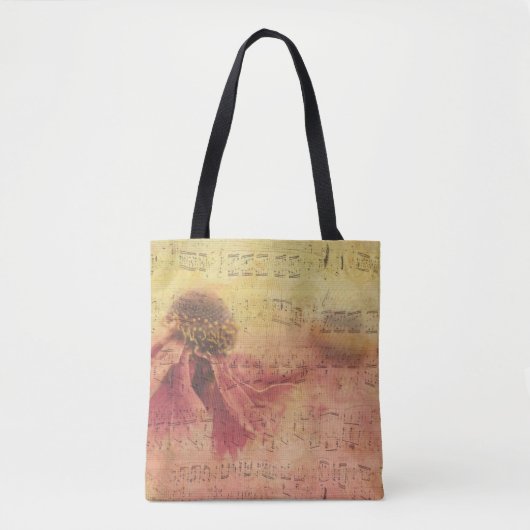Textur-Hintergrundpapierblüte Tasche (Vorderseite)