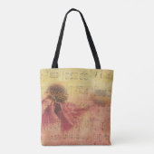 Textur-Hintergrundpapierblüte Tasche (Rückseite)