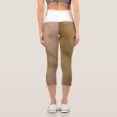 Textur Hochwaisted Capris (Rückseite)