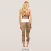 Textur Hochwaisted Capris (Rückseite)