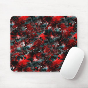 Textur in ausgeprägten verdorbenen roten Blätter a Mousepad