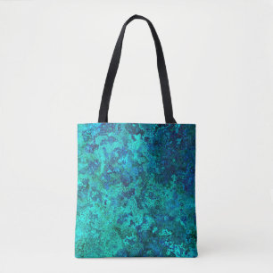 Textur Marmor Stein sehen blau türkis aquamarin Tasche