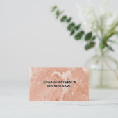 Textur | Marmor Visitenkarte (Stehend Vorderseite)