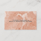 Textur | Marmor Visitenkarte (Rückseite)