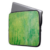 Textur Metal grün gestrichen Farbe Laptopschutzhülle (Vorderseite Links)