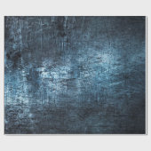 Textur Metall graue blaue Hintergrund Geschenkpapier (Flach)