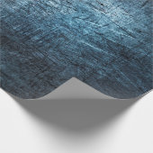 Textur Metall graue blaue Hintergrund Geschenkpapier (Ecke)