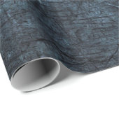 Textur Metall graue blaue Hintergrund Geschenkpapier (Rolleneckpunkt)