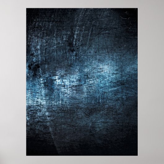 Textur Metall graue blaue Hintergrund Poster (Vorne)