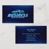 Textur metallischer Imitate in der Automobilindust Visitenkarte (Vorne/Hinten)