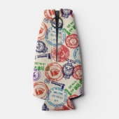 Textur mit echten Briefmarke. Flaschenkühler (Rückseite)