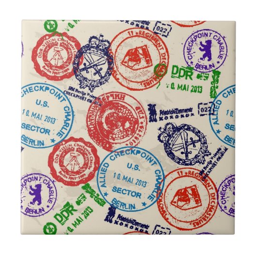 Textur mit echten Briefmarken. Fliese (Vorderseite)