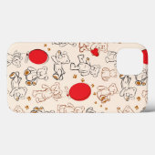 Textur mit Teddybären Case-Mate iPhone Hülle (Rückseite (Horizontal))