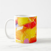 Textur Öl Malerei Frucht Farbe bunte Flora Kaffeetasse (Links)