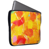Textur Öl Malerei Frucht Farbe bunte Flora Laptopschutzhülle (Vorne Rechts)