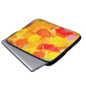 Textur Öl Malerei Frucht Farbe bunte Flora Laptopschutzhülle (Vorne Knopf)