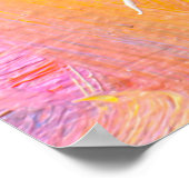Textur Öl Malerei Frucht Farbe bunte Flora Poster (Ecke)