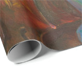 Textur, Ölmalerei, Kunst, Jazz, Blues, Tradition Geschenkpapier (Rolleneckpunkt)