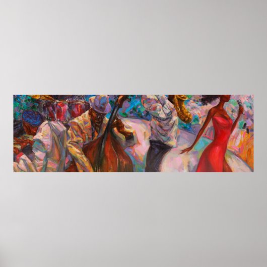 Textur, Ölmalerei, Kunst, Jazz, Blues, Tradition Poster (Vorne)