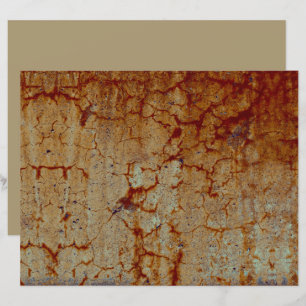 Textur Orangen Rost Vintag rustikale Decoupage