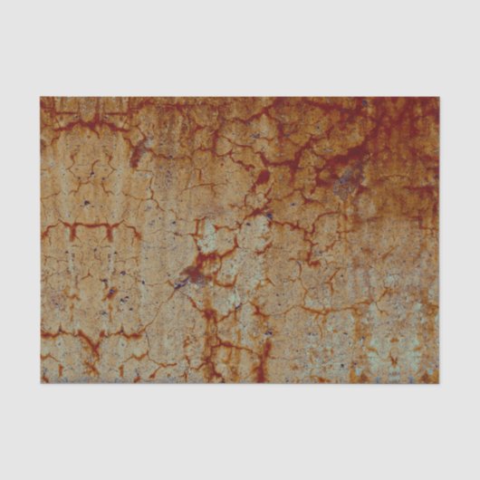Textur Orangen Rost Vintag rustikale Decoupage Seidenpapier (Vorderseite)