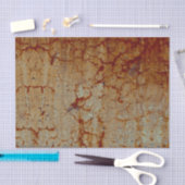 Textur Orangen Rost Vintag rustikale Decoupage Seidenpapier (Handwerk)