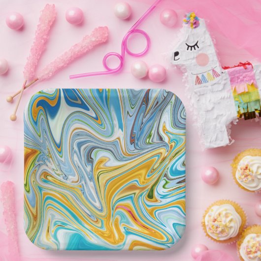 Textur Pappteller (Party)