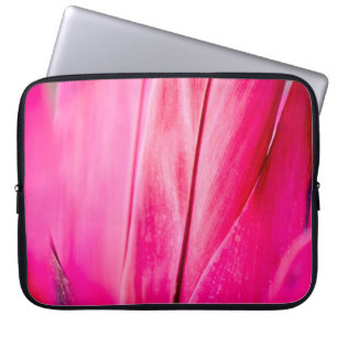 Textur Pflanze Blätter rosa rot Laptopschutzhülle
