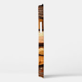 Textur. Pile aus gehacktem Brennholz, Winter Case-Mate iPhone Hülle (Rückseite / Rechts)