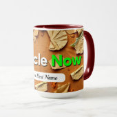 Textur recyceln tasse (VorderseiteRechts)