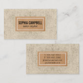 Textur | Rustikal Visitenkarte (Vorne/Hinten)