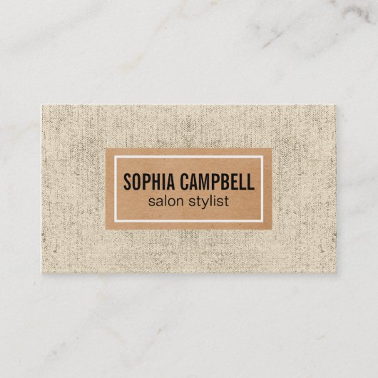 Textur | Rustikal Visitenkarte (Vorderseite)