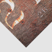 Textur Rustikale Vintag-braune weißen Zugzahlen Seidenpapier (Ausschnitt)