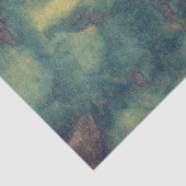 Textur Rustikale Vintag grünbraun Aquamarin Abstra Seidenpapier (Ausschnitt)