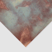 Textur Rustikale Vintage Aquamarin Brown Land Abst Seidenpapier (Ausschnitt)