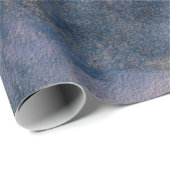 Textur Rustikales Vintag Blue Grau Abstraktes Must Geschenkpapier (Rolleneckpunkt)