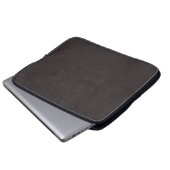 Textur samtfarbene Textur Laptopschutzhülle (Vorne Knopf)