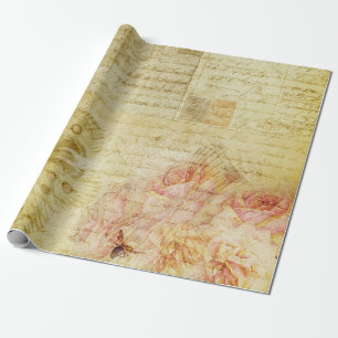 Textur Scrapbook alte Buchstaben Geschenkpapier