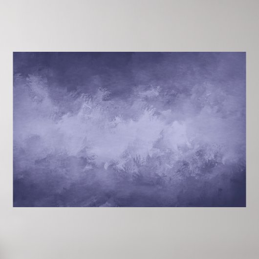 Textur-Selen-Blau-Acryl Poster (Vorne)