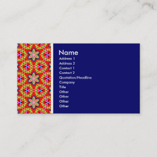 Textur Tone - Terrazzo 03 - Deep Blue Visitenkarte