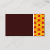 Textur Tone - Terrazzo 09 - Dunkelbraun Visitenkarte (Rückseite)