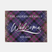 Textur und Goldfolie Fußmatte (Vorderseite)